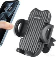 📱 huyvmay car vent phone holder – 360 degree rotatable universal mount for iphone 13/12/11 pro/xs mas/xr/8/7 plus samsung pixel phone, 3.5-6.8 inches logo