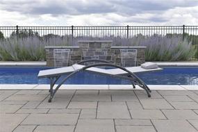 img 1 attached to DKDSUN-HV Haven Dockside Lounger By Vivere - Optimal For Relaxation And Comfort