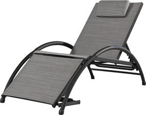 img 4 attached to DKDSUN-HV Haven Dockside Lounger By Vivere - Optimal For Relaxation And Comfort