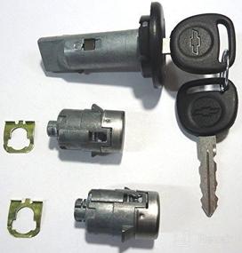 img 2 attached to 🔑 Chevrolet GM OEM Ignition/Doors Lock Key Cylinder Set - Key Matching Included