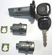 🔑 chevrolet gm oem ignition/doors lock key cylinder set - key matching included логотип