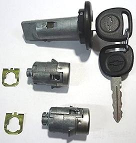 img 4 attached to 🔑 Chevrolet GM OEM Ignition/Doors Lock Key Cylinder Set - Key Matching Included