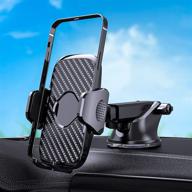 3-in-1 long arm car phone holder mount – best choice for car 📱 dashboard, windshield, and vent – adjustable phone holder suitable for all smartphones and cars logo