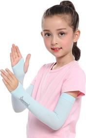 img 4 attached to UV-Protective Sun Sleeves For Kids With Cooling Technology By SHINYMOD