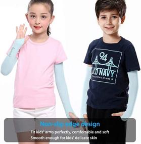 img 3 attached to UV-Protective Sun Sleeves For Kids With Cooling Technology By SHINYMOD