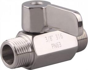 img 2 attached to 3/8 Inch NPT Thread Male Stainless Steel Mini Ball Valve - DERNORD