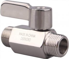 img 4 attached to 3/8 Inch NPT Thread Male Stainless Steel Mini Ball Valve - DERNORD
