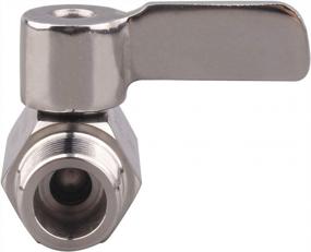 img 3 attached to 3/8 Inch NPT Thread Male Stainless Steel Mini Ball Valve - DERNORD