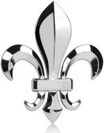 🌺 louisiana fleur-de-lis chrome car emblem by elektroplate логотип