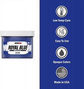 img 3 attached to Screen Print Direct Plastisol Ink - Rapid Cure Blue (32Oz/Quart) For Low Temp Curing Fabric Printing