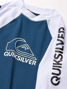 img 1 attached to 🌊 QUIKSILVER Short Sleeve Youth Rashguard - Stylish Boys' Swimwear for Maximum Protection