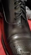 img 1 attached to FRASOICUS Men'S Dress Shoes Leather Classic Lace Up Oxford Formal Shoes For Men review by Anthony Rael
