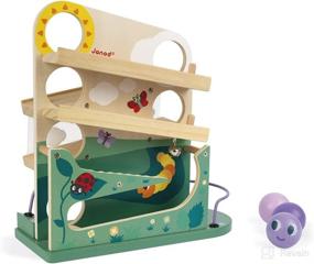 img 2 attached to 🐛 Janod Wooden Caterpillar Ball Track - Ideal for Children 12+ Months - J08055