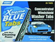 🚗 camco 30871 xtreme blue windshield washer tabs - concentrated formula, 25 tabs logo