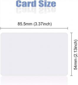 img 3 attached to THONSEN 13.56MHz MIFARE Classic 1K RFID Smart Cards ISO14443A Blank RFID Hotel Key Cards Sublimation Printable (Pack Of 100)