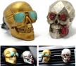 funky fathers day skull gifts for the cool dad, unique hippie car accessories for all, gothic car decor for a trendy ride, cool car air fresheners and vent clips for a refreshing drive logo