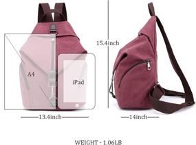 img 2 attached to LUI SUI Women's Handbags, Wallets, and Satchels: Backpack Shoulder Rucksack