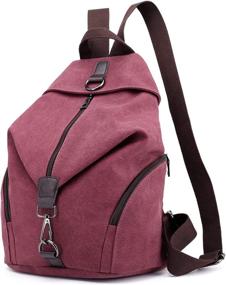 img 4 attached to LUI SUI Women's Handbags, Wallets, and Satchels: Backpack Shoulder Rucksack