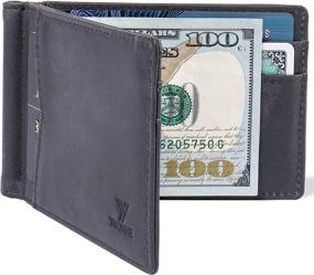 img 4 attached to YBONNE Genuine Leather Blocking Minimalist Men's Accessories in Wallets, Card Cases & Money Organizers