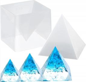 img 4 attached to Create Stunning Office Decor And Jewelry With DOYOLLA'S Large Pyramid Resin Casting Silicone Molds