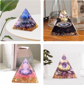 img 2 attached to Create Stunning Office Decor And Jewelry With DOYOLLA'S Large Pyramid Resin Casting Silicone Molds
