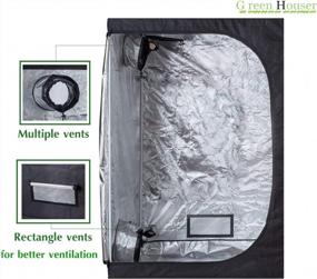 img 2 attached to Create The Perfect Indoor Garden With GreenHouser High Reflective Grow Tent - Ideal For Growing Plants, Fruits, Flowers, And Vegetables