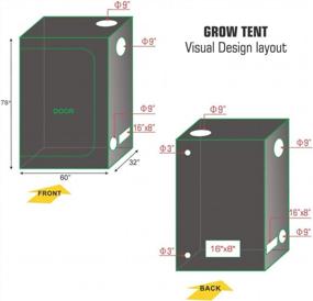 img 3 attached to Create The Perfect Indoor Garden With GreenHouser High Reflective Grow Tent - Ideal For Growing Plants, Fruits, Flowers, And Vegetables