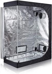 img 4 attached to Create The Perfect Indoor Garden With GreenHouser High Reflective Grow Tent - Ideal For Growing Plants, Fruits, Flowers, And Vegetables