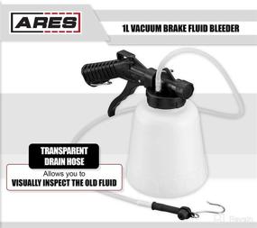 img 3 attached to 🔧 ARES 1-Liter Vacuum Brake Fluid Bleeder with Hanging Hook and Locking Trigger for Convenient Hands-Free Operation