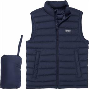 img 4 attached to Men'S Packable Puffer Vest Sleeveless Winter Jacket Coat By Rokka&Rolla