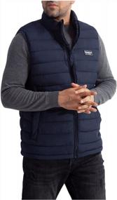 img 2 attached to Men'S Packable Puffer Vest Sleeveless Winter Jacket Coat By Rokka&Rolla