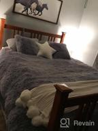 img 1 attached to 🛏️ LIFEREVO Luxury Shaggy Plush Duvet Cover - Ombre Khaki, Twin: Ultra Soft Crystal Velvet Mink, Hidden Zipper Closure review by Richard Rob