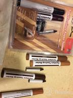 img 1 attached to 🪑 Revive your Furniture with Katzco's Wood Furniture Repair Kit - Set of 13 Markers and Wax Sticks for Scratches and Wood Floor Cover-Up review by Chris Lentz