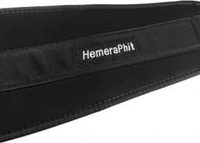 img 2 attached to Weightlifting Back Support Strap Home Gym Equipment Waist Belt With Chain Double D-Ring Pull-Up Dip Belt For Weighted Training By HemeraPhit