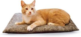 img 4 attached to 🐱 K&amp;H Pet Products Amazin' Kitty Pad Gray: 1 Pack, 20&#34; x 15&#34; | Traps Cat Hair and Dander Effectively!