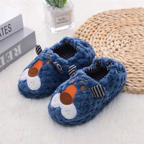 img 3 attached to 🐶 Stylish Fluffy Doggy Slippers for Baby Boys' – Perfect Shoes via Slippers