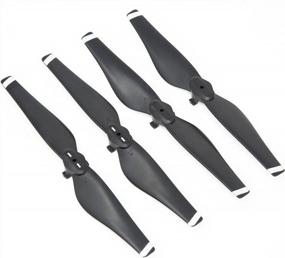 img 3 attached to Ultimaxx Quick Release Propellers For DJI Mavic Air 2, CCW/CW Props Blades For Better Drone Performance, Black And White Striped Design, Set Of 4 Accessories