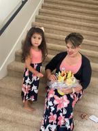 img 1 attached to Qin Orianna Floral Family Matching Mother-Daughter Dresses review by Brent Rosecrans