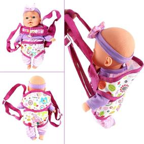 img 1 attached to Complete Baby Doll Stroller Set With Feeding Toys, Play Mat, Travel Cot, Carrier, And Bag For Kids Role Play - DeAO