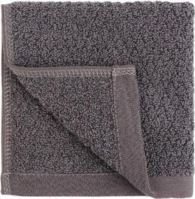 img 3 attached to Experience Ultimate Comfort With Everplush Diamond Jacquard 6 Piece Bath Towel Set In Charcoal