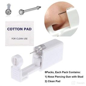 img 3 attached to Nose Piercing Gun Disposable Cartilage Personal Care : Piercing & Tattoo Supplies