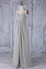 img 1 attached to Prom Dress Long Evening Gown Chiffon Halter Prom Gowns Lace Evening Dresses