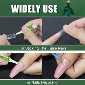 img 1 attached to Nail Glue INFILILA Nail Glue For Acrylic Nails Long Lasting Professional Nail Tips Glue 48PCS Nail Glue For Press On Nails Super Bond For False Nails Adhesive For Fake Nails Tips 0.07OZ/PCS