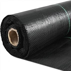 img 4 attached to Premium Heavy Duty Weed Barrier Fabric - 6.5FTx300FT With High Permeability For Flower Bed And Geotextile Underlayment