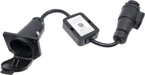 img 3 attached to Convert Your European Trailer Lights With CARROFIX 13-Pin Plug To 7-Way USA Adapter