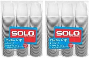 img 1 attached to Convenient 300-Count Package 🥤 of Solo 3-Ounce Plastic Bathroom Cups