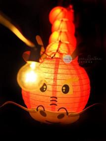 img 2 attached to Bring Luck And Festivity With 12Ft Expandable Chinese New Year Red Dragon Paper Lantern String Light Combo Kit From Paperlanternstore.Com