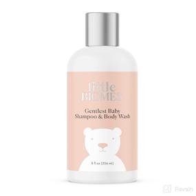 img 4 attached to Gentlest Baby Shampoo and Body Wash 2-in-1 by Little Biomes, with Organic Calendula and Rose Water, Fragrance-Free, Hypoallergenic, Microbiome-Friendly Formula (8 fl. oz.)