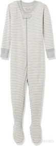 img 4 attached to Comfort and Style Combined: Moon and Back by Hanna Andersson Girls' One Piece Footed Pajama