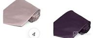 img 1 attached to Classic Style: TieMart'S Solid Color Standard Length Necktie For Men review by Jason Burnside